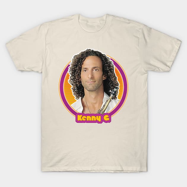 Kenny G // 90s Retro Fan Art Design T-Shirt by DankFutura